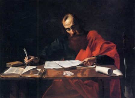 Saint Paul écrivant